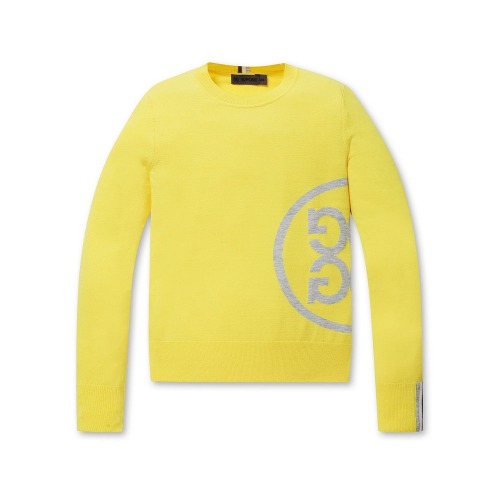 G/FORE 에센셜 테크 라운드 스웨터_(yellow)